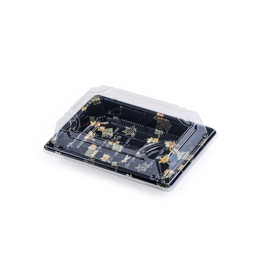 #3 PET SUSHI CONTAINER WITH LID 6.5"×4.5"×2"