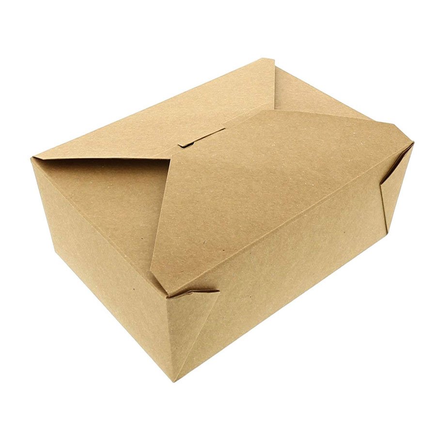 #8 KRAFT TAKE-OUT BOX 6.75"x5.5"x2.5"