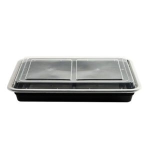 PLASTIC FOOD CONTAINER WITH LID RECTANGULAR 58 OZ