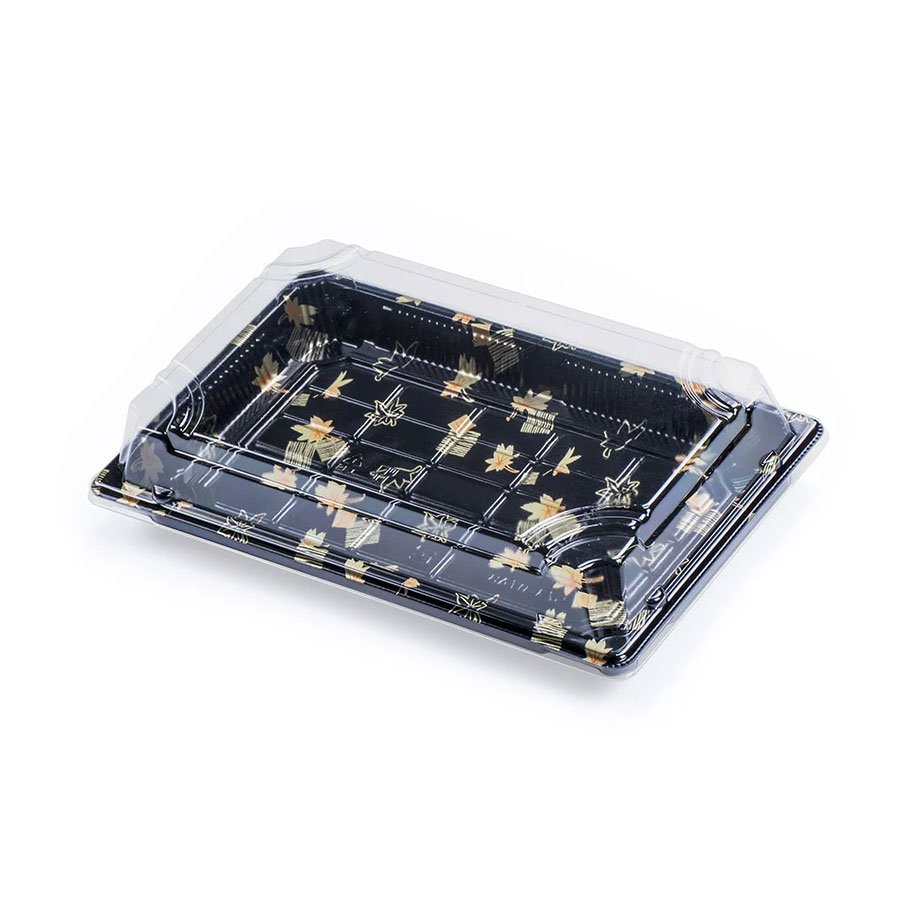 #7 PET SUSHI CONTAINER WITH LID 8.5"×5.4"×2"