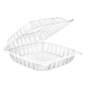 Sol-Pak 9X3" Clear Hinged Heavy Duty Container