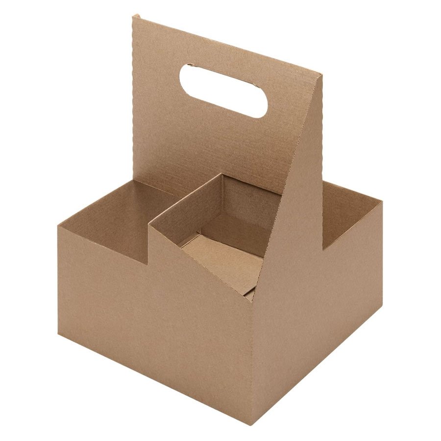 4-CUP DRINK CARRIER WITH HANDLE 12OZ-32OZ