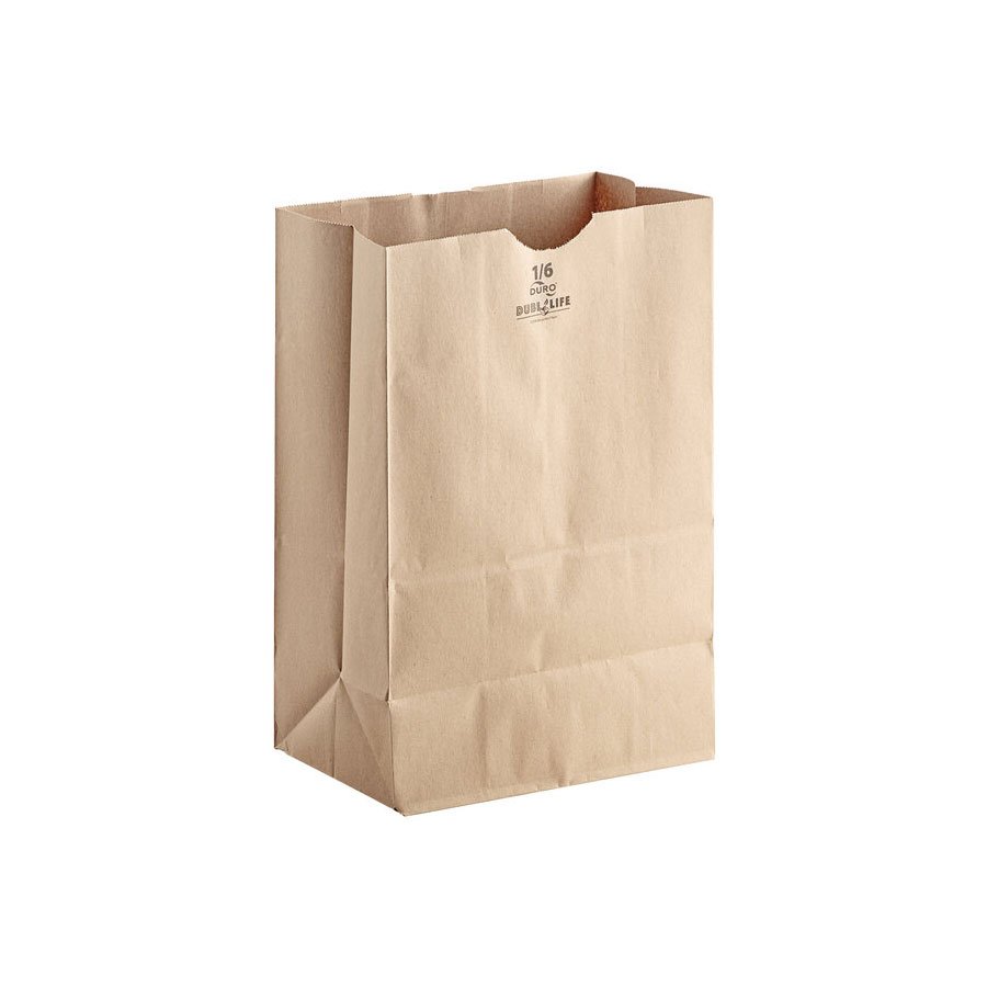 1/6 KRAFT BAG NO HANDLE 12IN X 7IN X 17IN