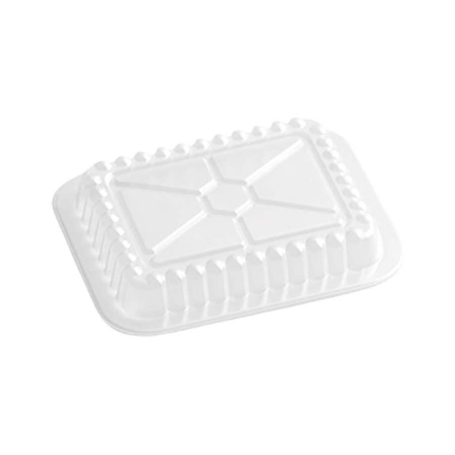 DOME LID FOR OBLAONG FOIL PAN SHALLOW 4LB
