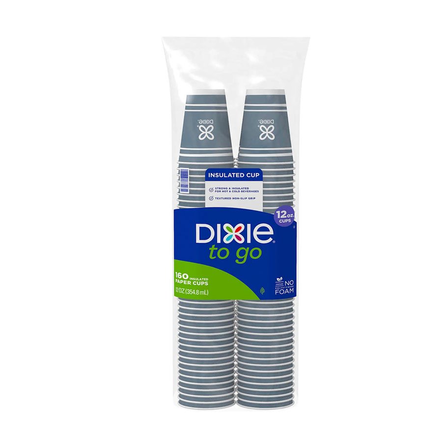 Dixie To Go 12 oz Insulated Paper Cup
