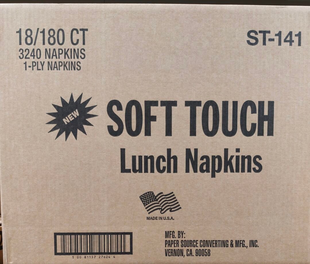 Soft Touch - 1-Ply Lunch Size Napkins - 3240 ct