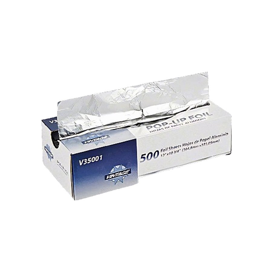 POP UP FOIL SHEETS 9X10.75 500 SHEETS
