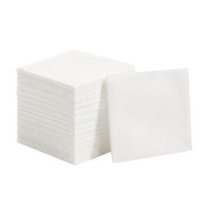 WHITE BEVERAGE NAPKIN 1 PLY 9.05"×9.05"