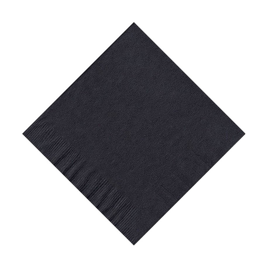  Black Cocktail Napkins 2-Ply 500 ct