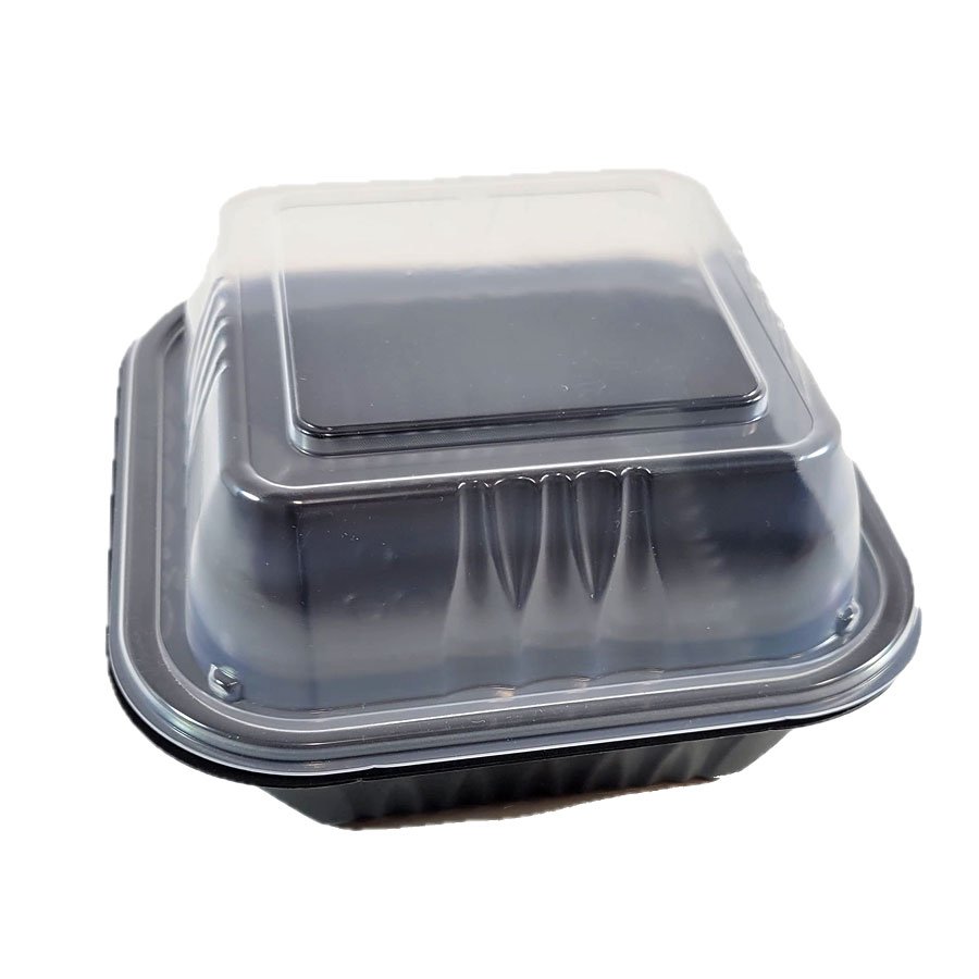 Ecopac Black PP Container 6"x 6"