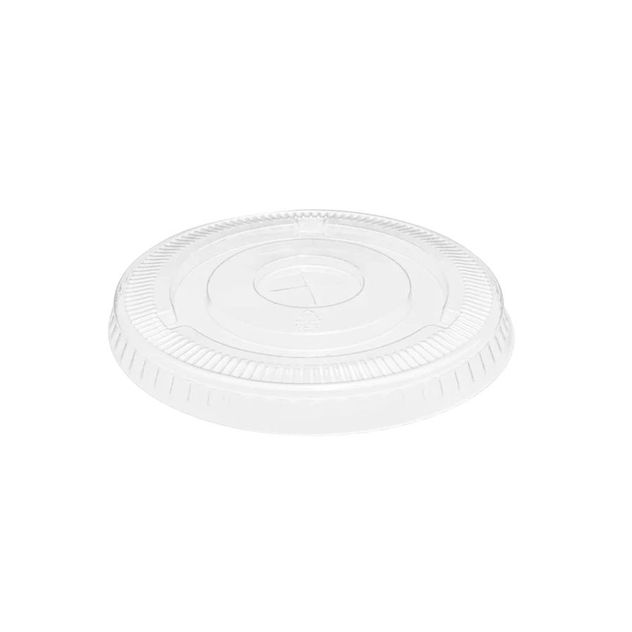 FLAT LIDS FOR 12-24OZ PET CUP