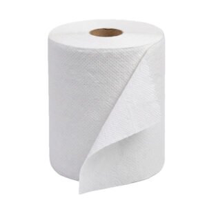 HAND ROLL TOWELS VIRGIN WHITE 7.9"X550"