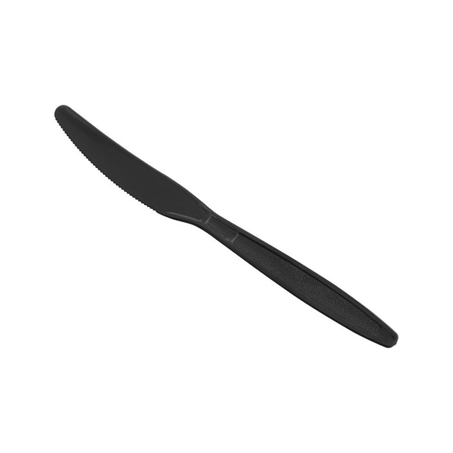 BLACK HEAVY DUTY WEIGHT PLASTIC KNIFE