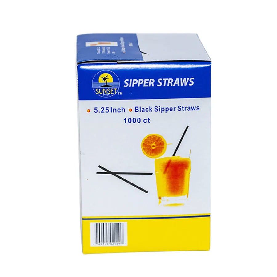 Sunset Black Sippers, 5.25"