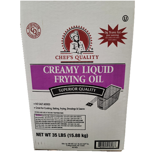 Creamy Soybean Fry Oil, zero trans fats - 35 lbs