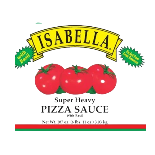 Super Heavy Pizza Sauce with Basil - #10 cans