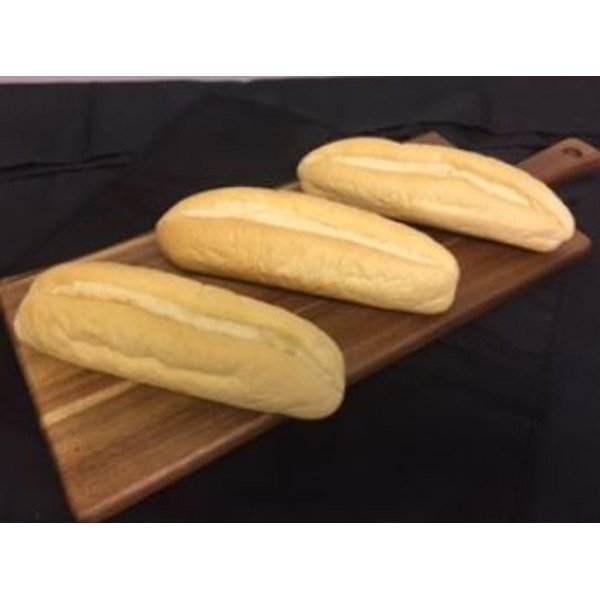 Frozen Vie De France - Soft French Sub Roll - 8 inch - 42 ct - par baked