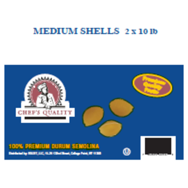 Shell Pasta, Medium - 2/10 lbs