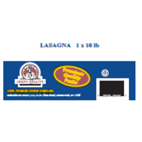 Lasagna Pasta - 10 lbs