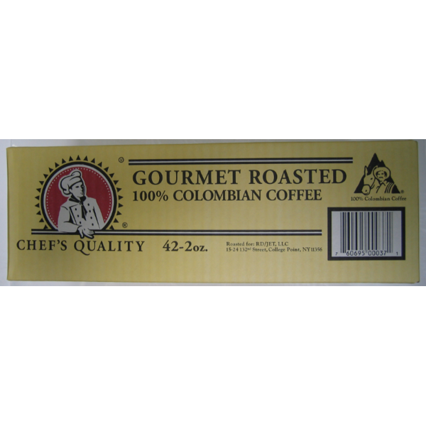 Colombian Ground Coffee - 42/2 oz Packets