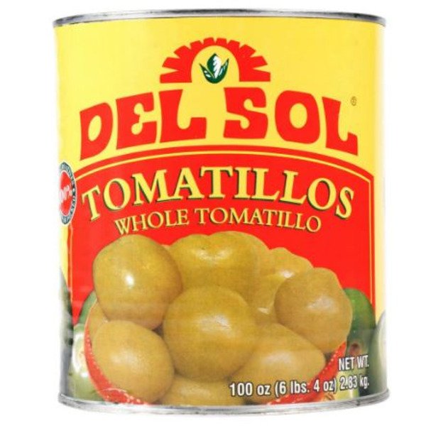 Whole Tomatillos - #10 can