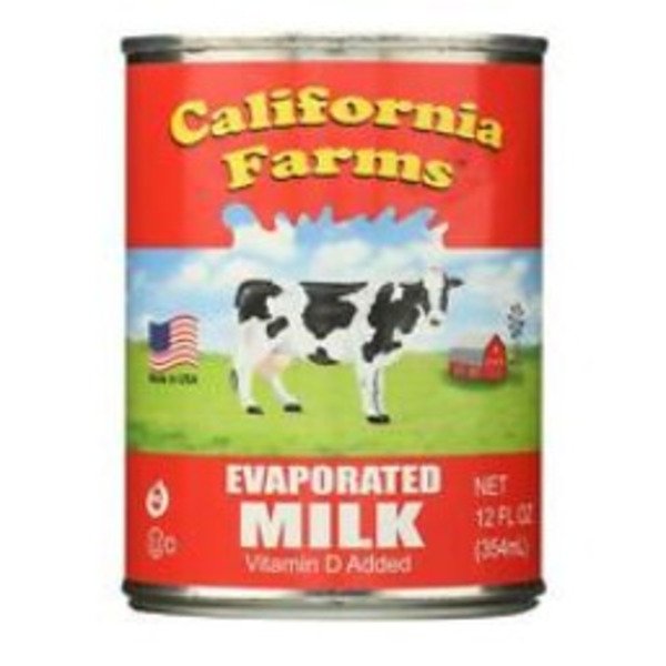 Evaporated Milk, 12 oz, 24 Pk