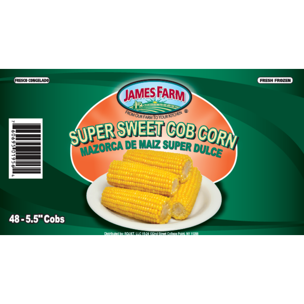 Super Sweet Cob Corn, 5.5 inches - 48 ct