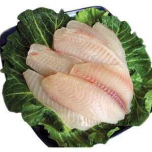 Frozen Tilapia Fillets - 3-5 oz, IQF(China) - 10 lb