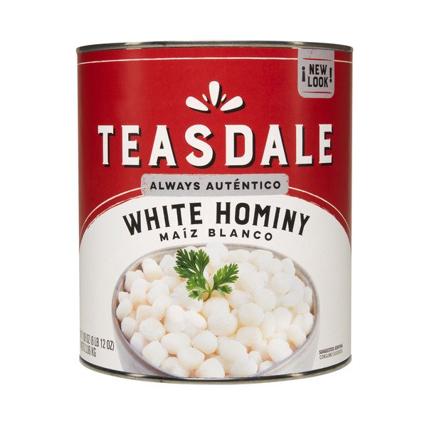 Premium Quality White Hominy - #10 can