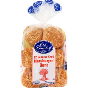 Old Country - Sesame Seed Hamburger Buns - 12 Ct