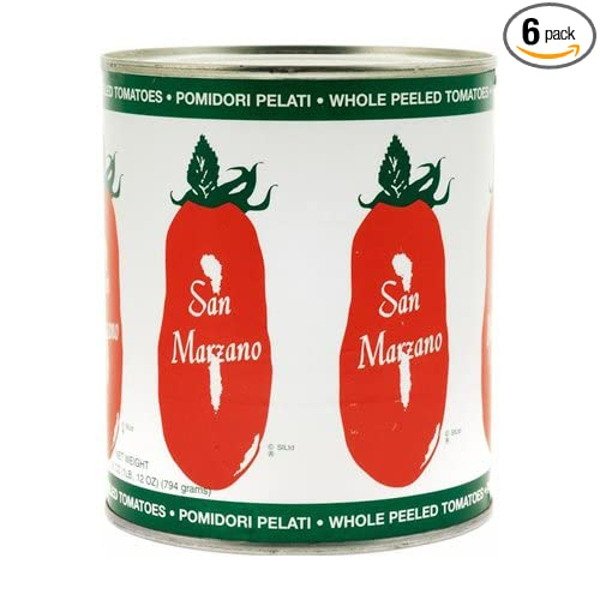 San Marzano Whole Peeled Tomatoes, DOP - #10 cans