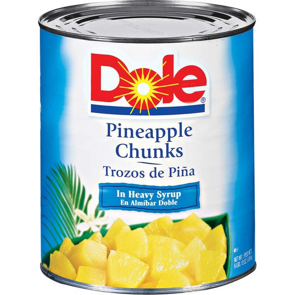Pineapple Chunks in Heavy Syrup - 6/#10 cans