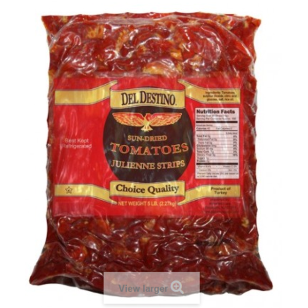 Sun Dried Tomato Strips - 5 lb Bag