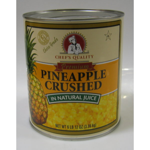 Choice Crushed Pineapple - #10 cans
