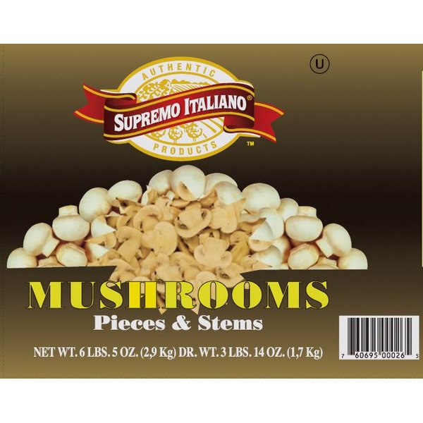Mushrooms Pieces & Stems - #10 Cans