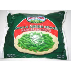 IQF Whole Green Beans - 2 lbs