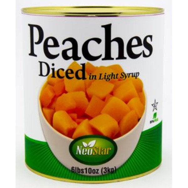 Diced Peaches in Light Syrup - #10 cans