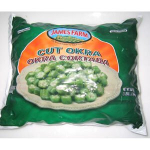 IQF Cut Okra - 3 lb