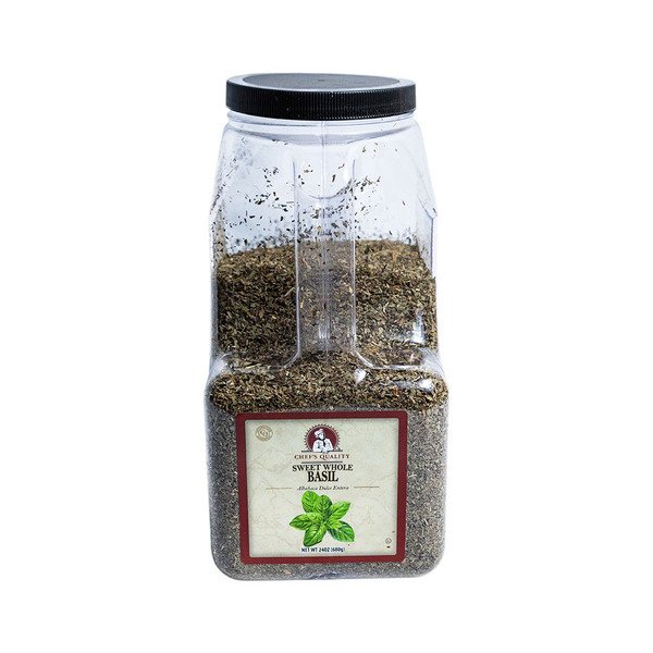 Whole Basil - 1.5 lb Jar