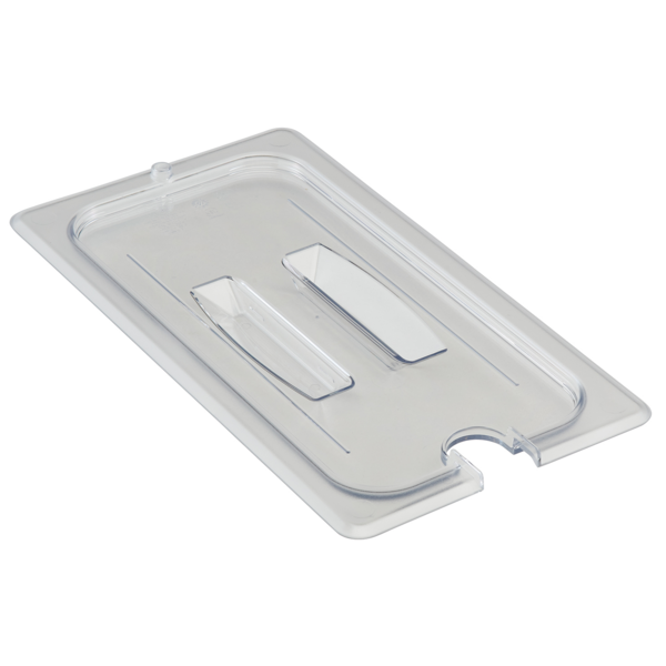 Cambro - Camwear Food Pan Cover, 1/3 size, with handle, clear, NSF