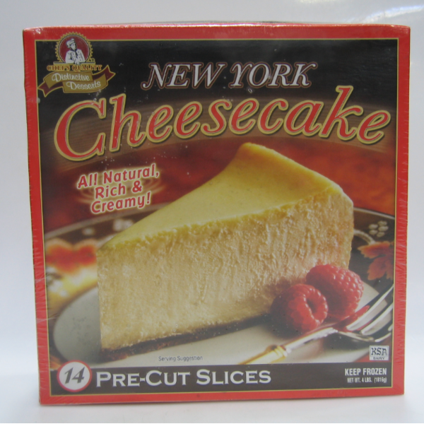 Gourmet New York Style Cheesecake - 14 slices