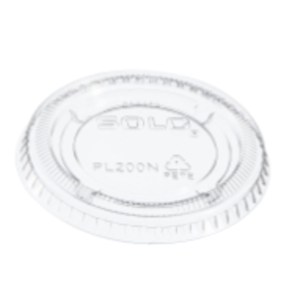 Lid for 1.5-2 oz Plastic Souffle Cups (PL200N)