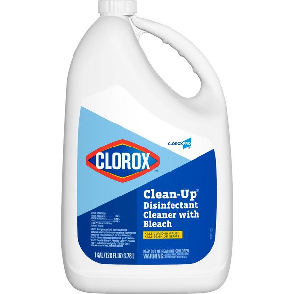 Clean-Up Disinfectant Cleaner with Bleach Refill, 128 Ounces